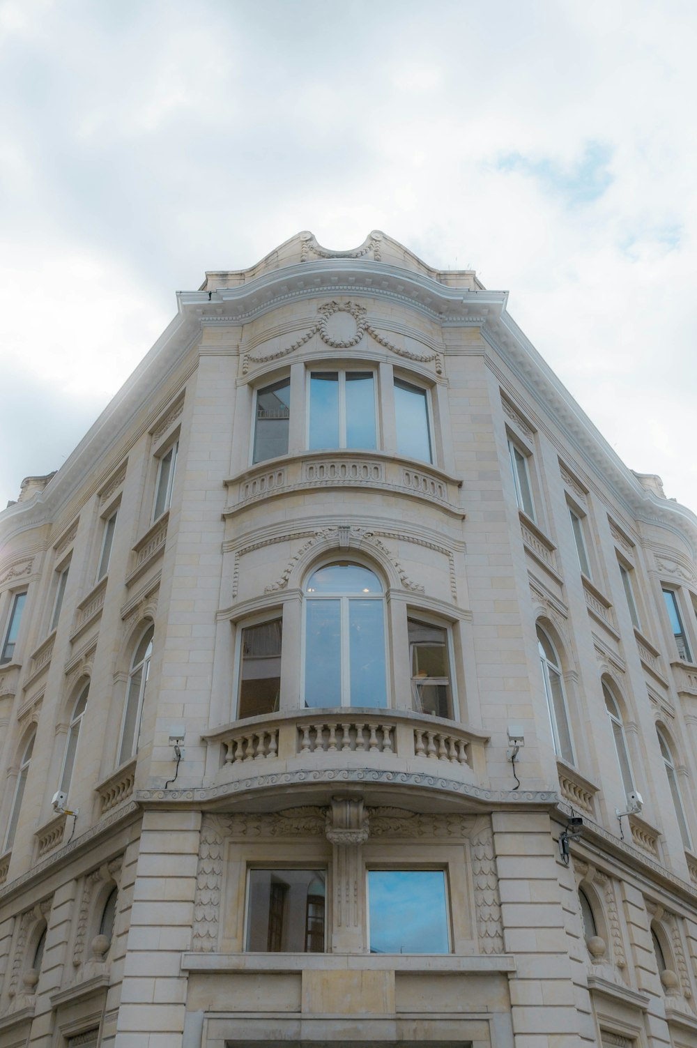 a building with a clock on the front of it