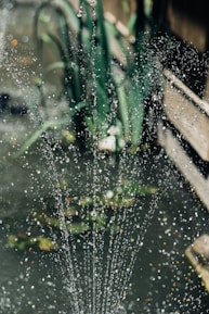 A close-up of negative ions being released into the air, symbolizing purification.