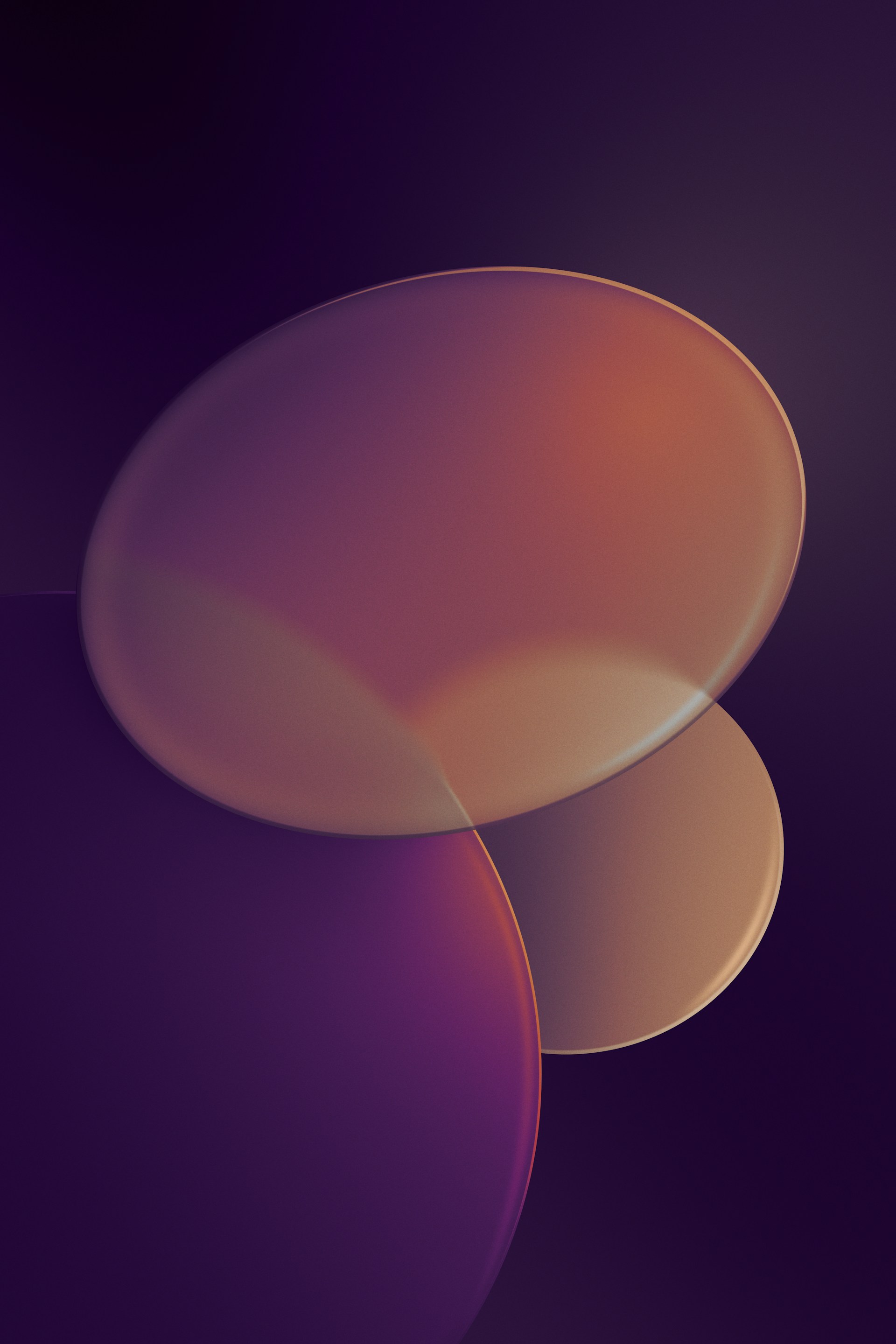 a close up of a cell phone with a purple background