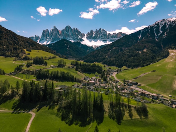 A scenic view of Bhatmahool village showcasing its natural beauty.