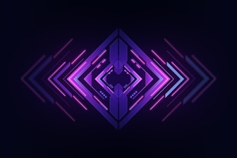 An abstract graphic of upward arrows, illustrating growth and success.