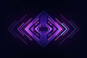 A bold and playful logo design featuring bright colors and clean lines.