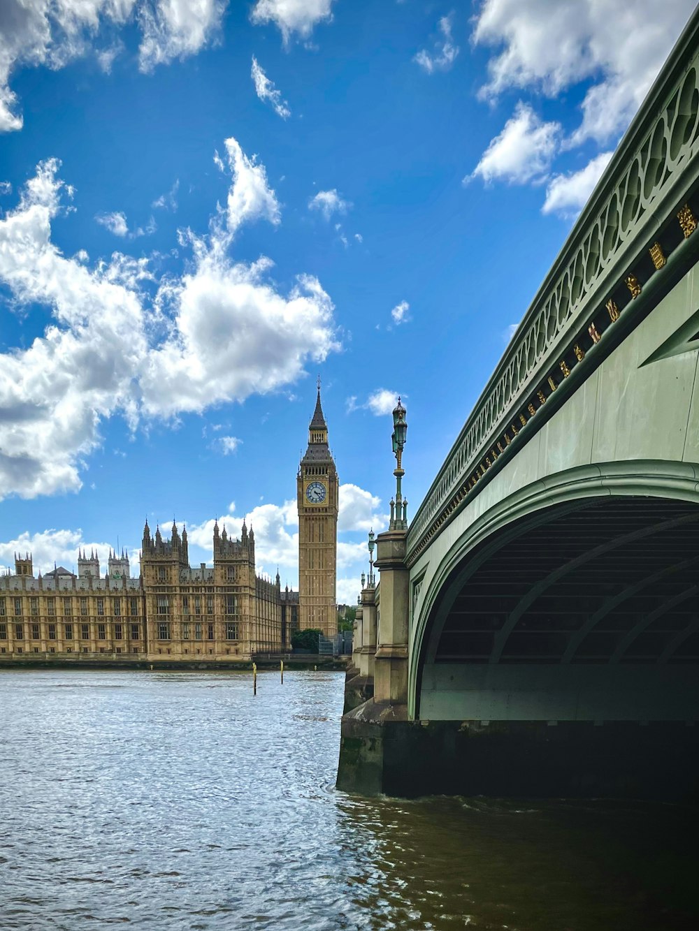 the big ben clock tower towering over the city of london