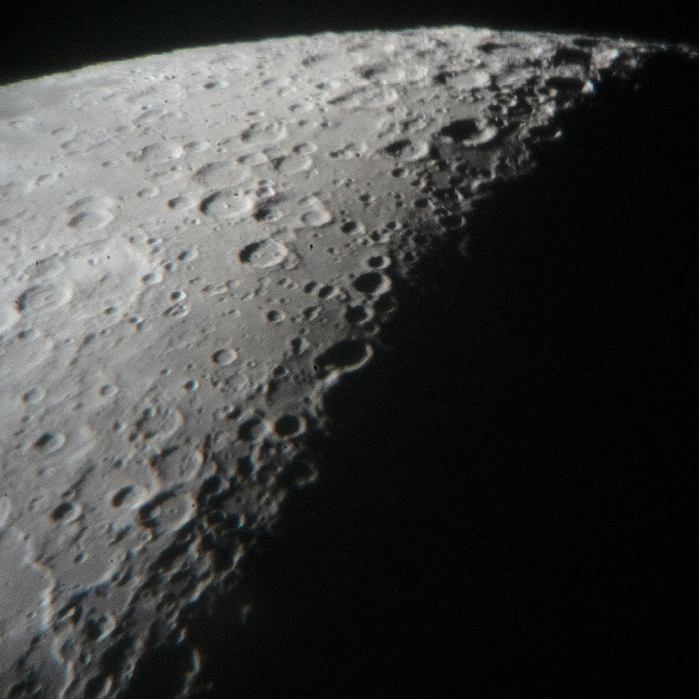 an image of the moon taken from space