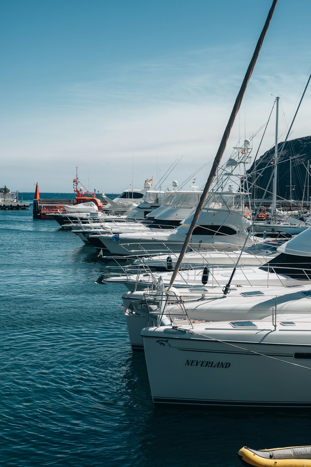 a bunch of boats that are sitting in the water