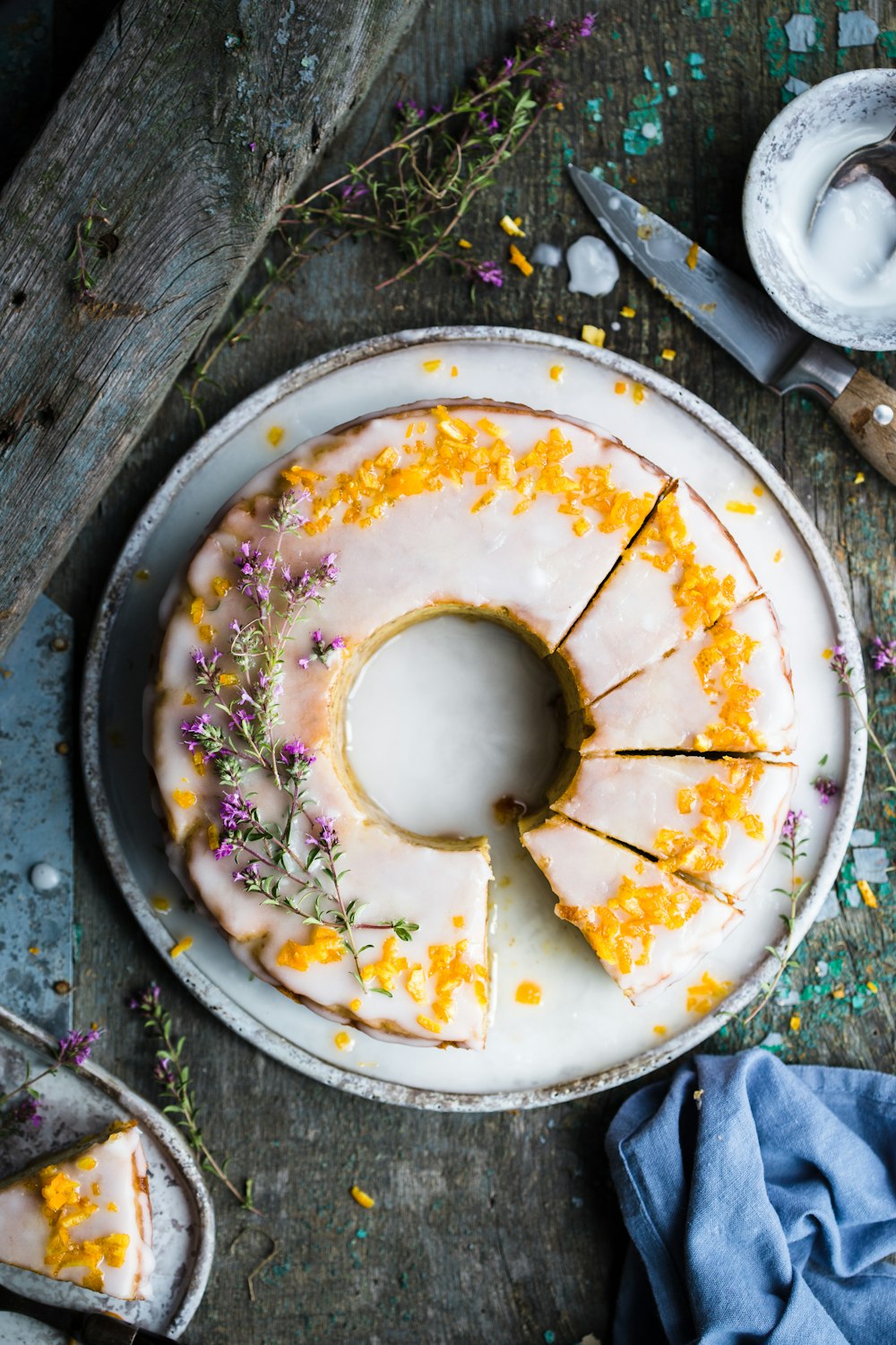 a cake that is sitting on a table