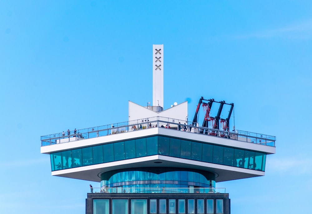 a tall tower with a clock on top of it