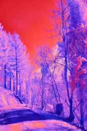 An ethereal landscape depicting a journey through parallel realities.