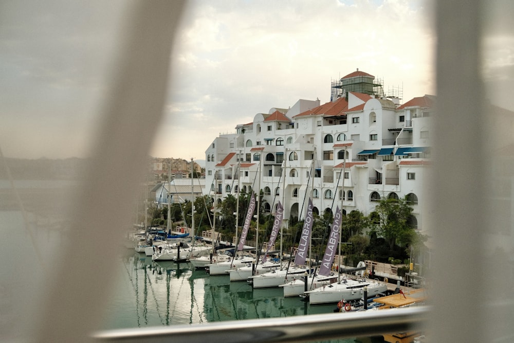 a bunch of boats that are in the water