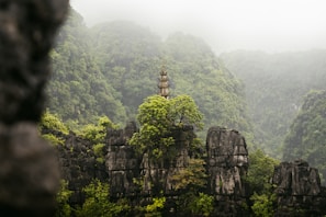 A serene landscape from a spiritual retreat.