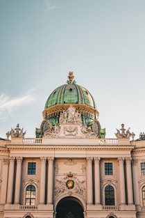 a large building with a dome on top of it