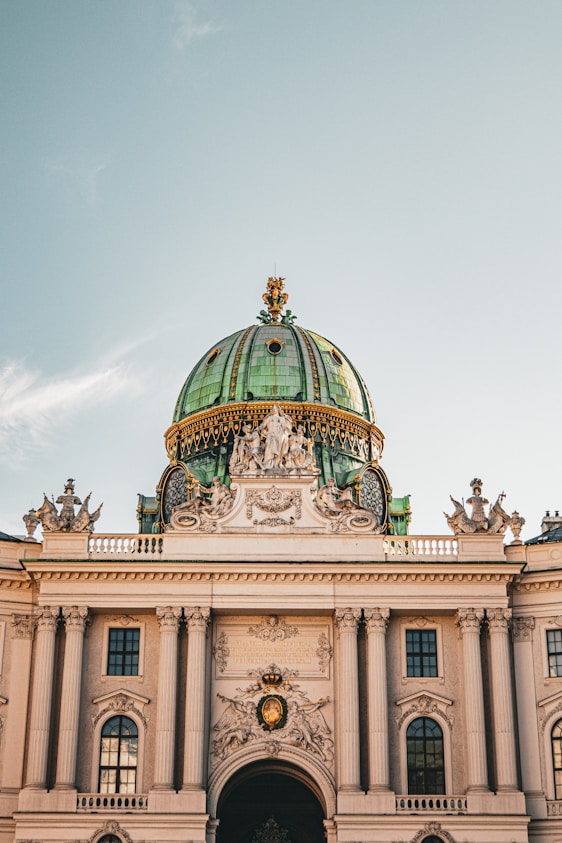 a large building with a dome on top of it