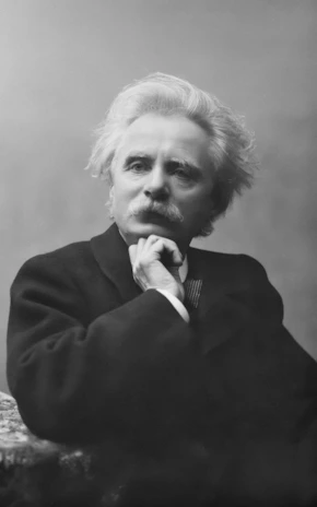 Portrait of Gabriel García Márquez in his later years with a thoughtful expression.