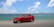 A scenic view of an SUV parked on a coastal road with mountains in the background.