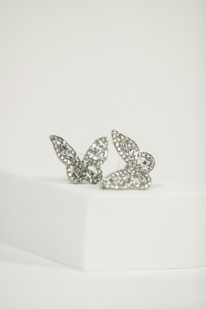 Diamond Curve Earrings