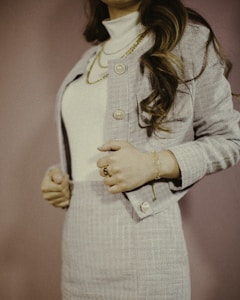 Lace Detail Suit