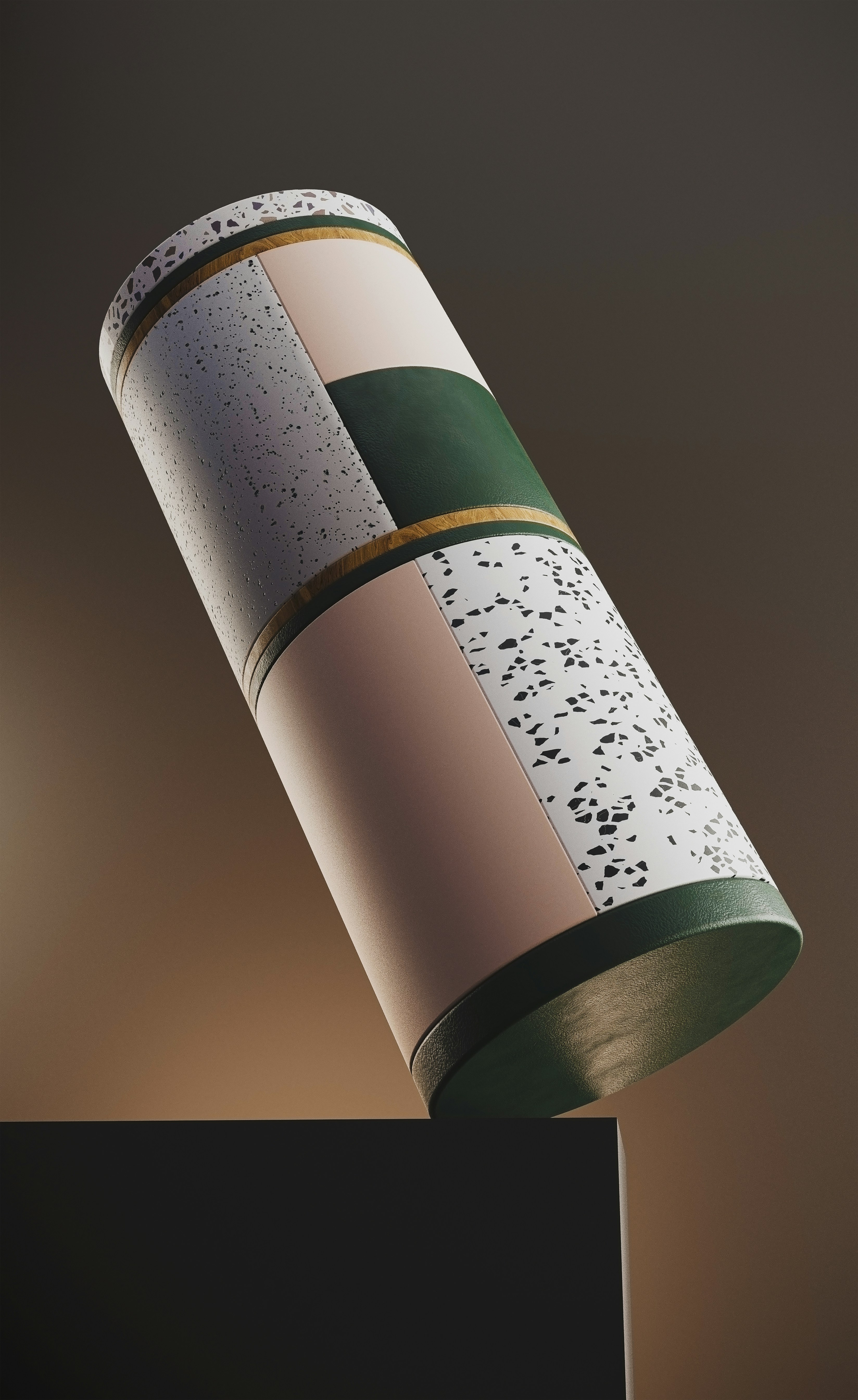 a close up of a tube on a table