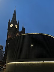 Kings Cross regeneration site showing modern architectural frameworks.