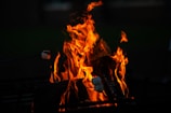 A vibrant campfire scene with kids roasting marshmallows and sharing stories.