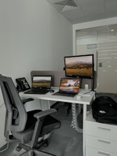 A professional office desk with a laptop, legal documents, and a phone ready for client calls.