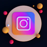 A vibrant digital illustration representing influencer marketing connections