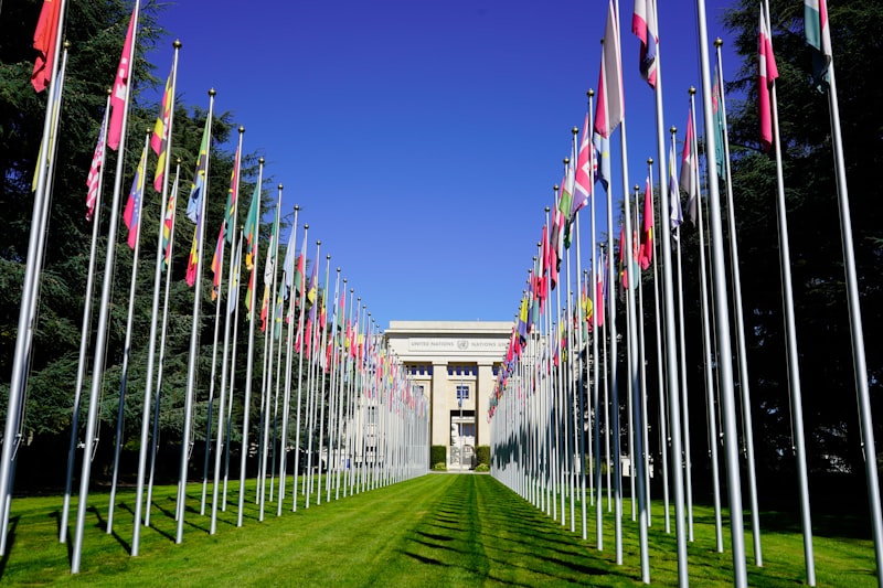 Palais des Nations entrance