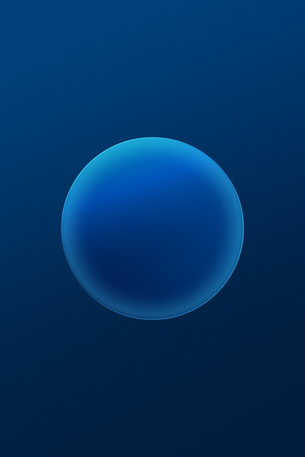 a dark blue background with a circular shape