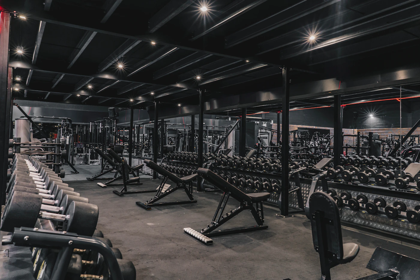 Inside Next Level Fitness Centre — wide view of the training floor