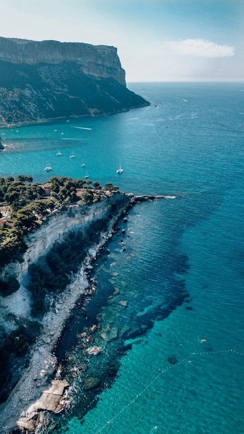 a body of water with boats in it