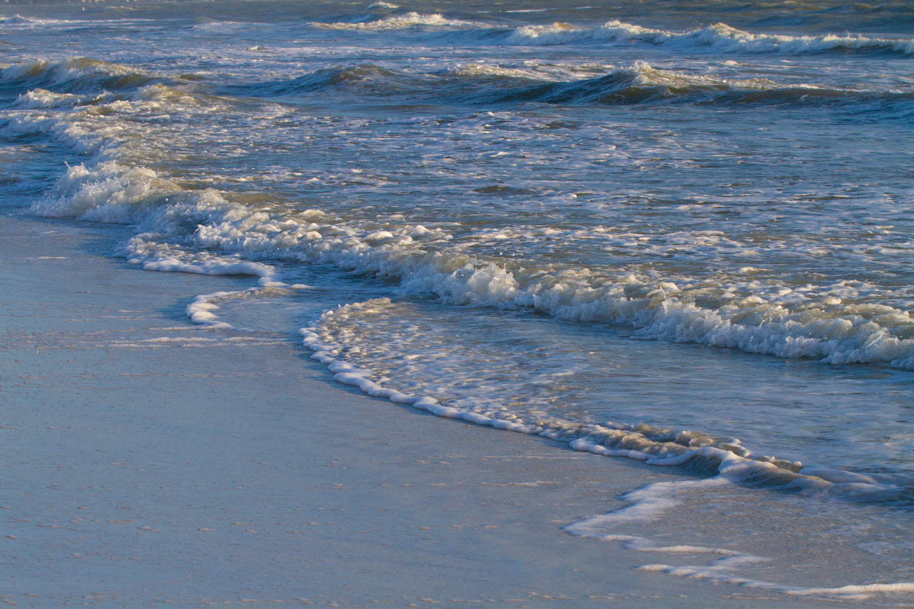 Fort Myers Beach shoreline at sunrise