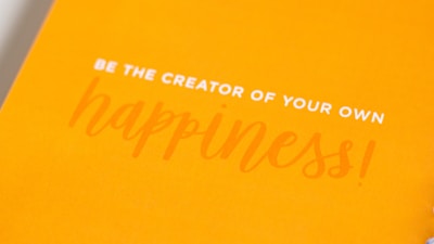 I am happy being me