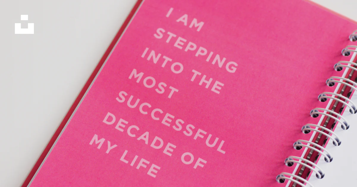 Pink Quotes Notebook A pink notebook with a quote on it photo β Free Succesful Image on Unsplash