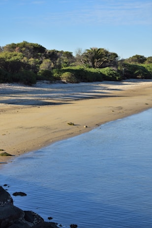 A tranquil beach scene in Bajo Baudó, Chocó.