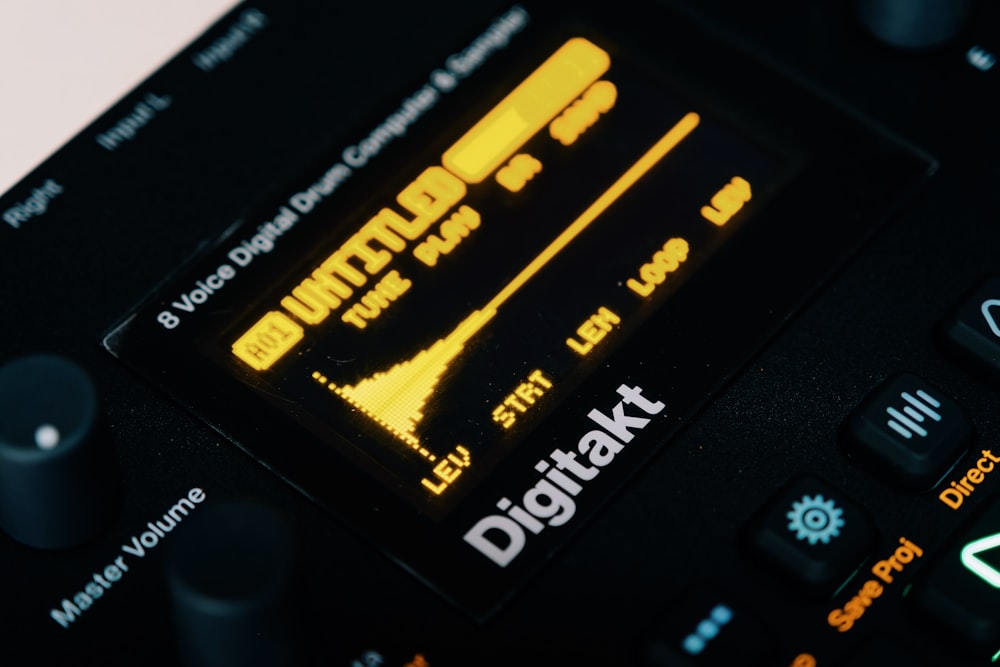 a close up of a sound board with buttons