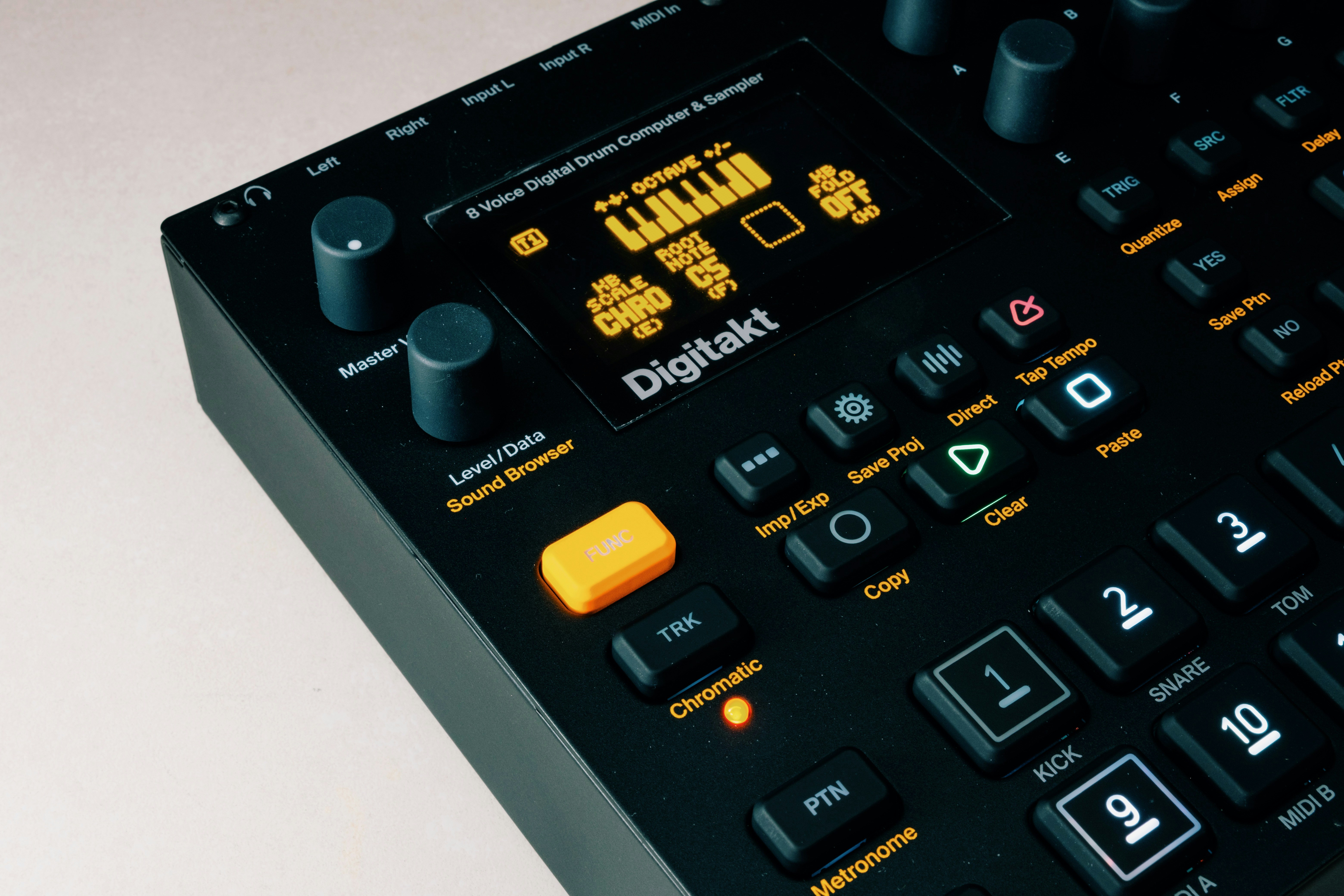 Elektron Machinedrum fonctionne dans le navigateur via Web Audio