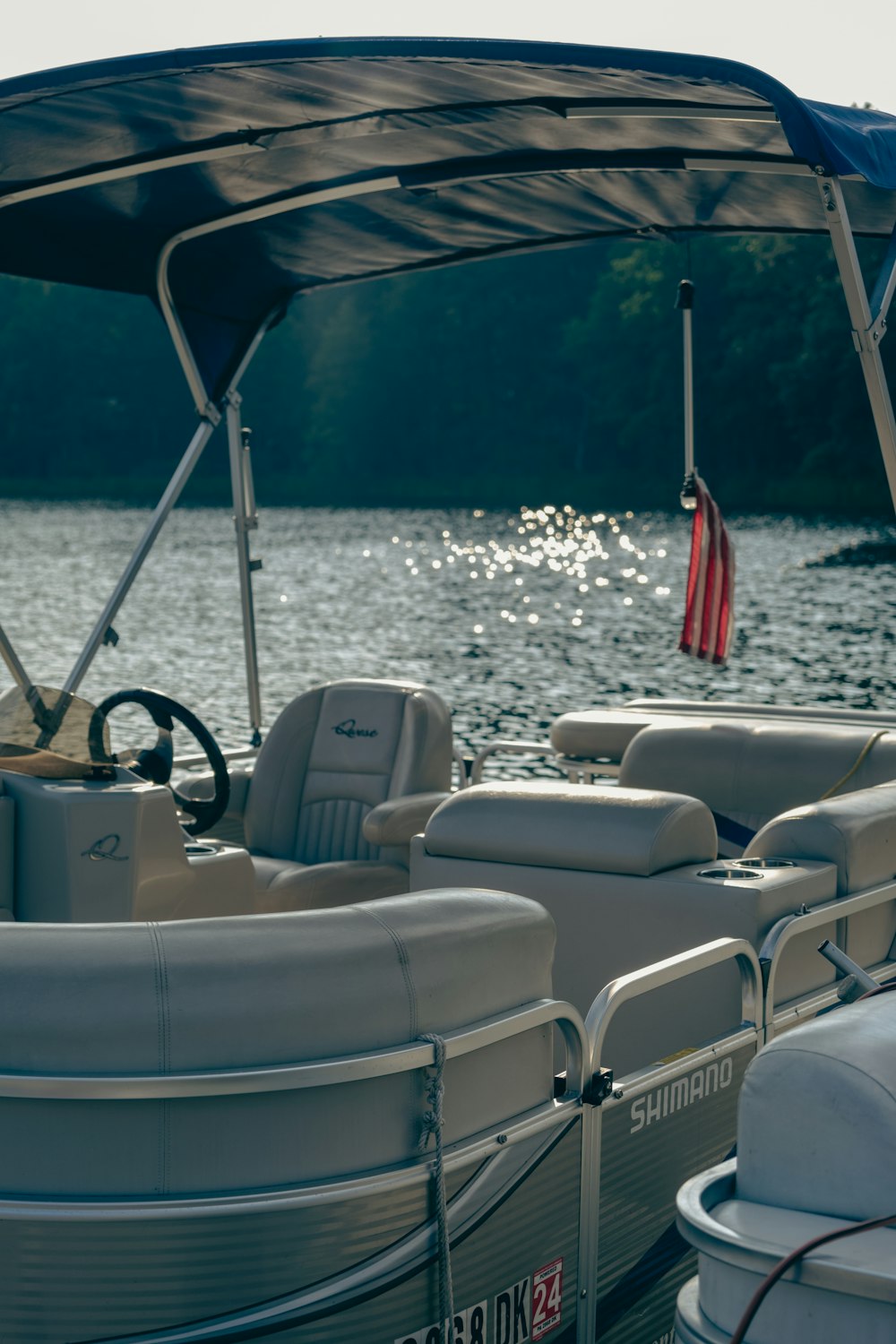 a couple of boats that are sitting in the water