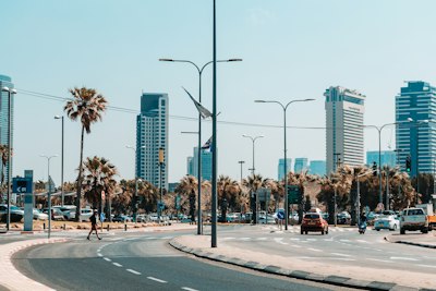 Online dating Israel — Tel Aviv street where local AimerWorld members live