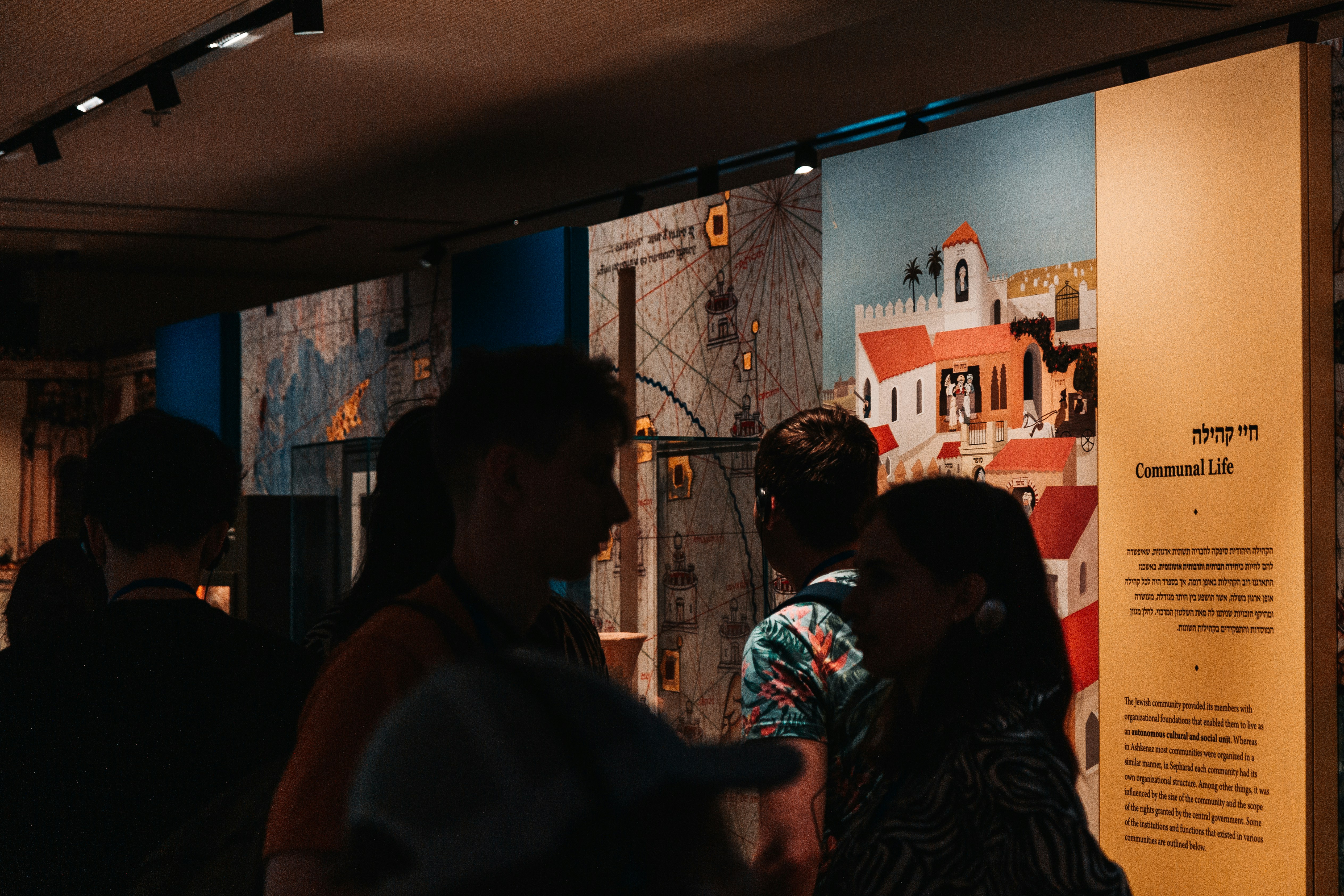 a group of people standing next to each other