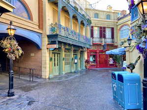 A colorful street scene in Louisiana showcasing local culture.