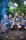 Four men are sitting together in a forested area, wearing matching shirts with 'Rinjani Dawn Adventures' written on them. They are gathered around a small fire with a smoky trail rising upwards. The surrounding environment is lush and green, suggesting a dense woodland setting.