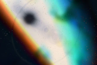 A vibrant AI-generated image blending microscopic cells with cosmic elements in a dreamy composition.