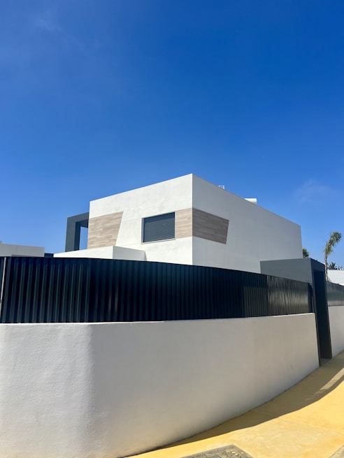 Elegant exterior of a premium property with minimalist design