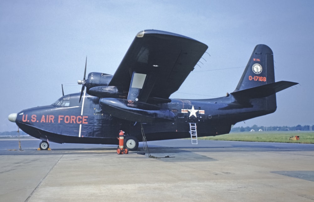 a u s air force plane parked on the tarmac