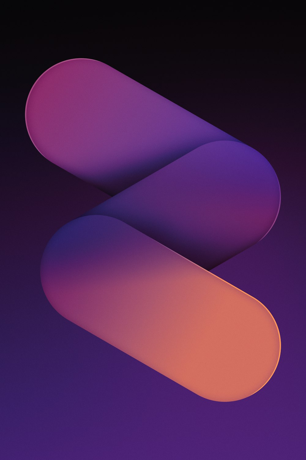 紫色の背景を持つ携帯電話の接写