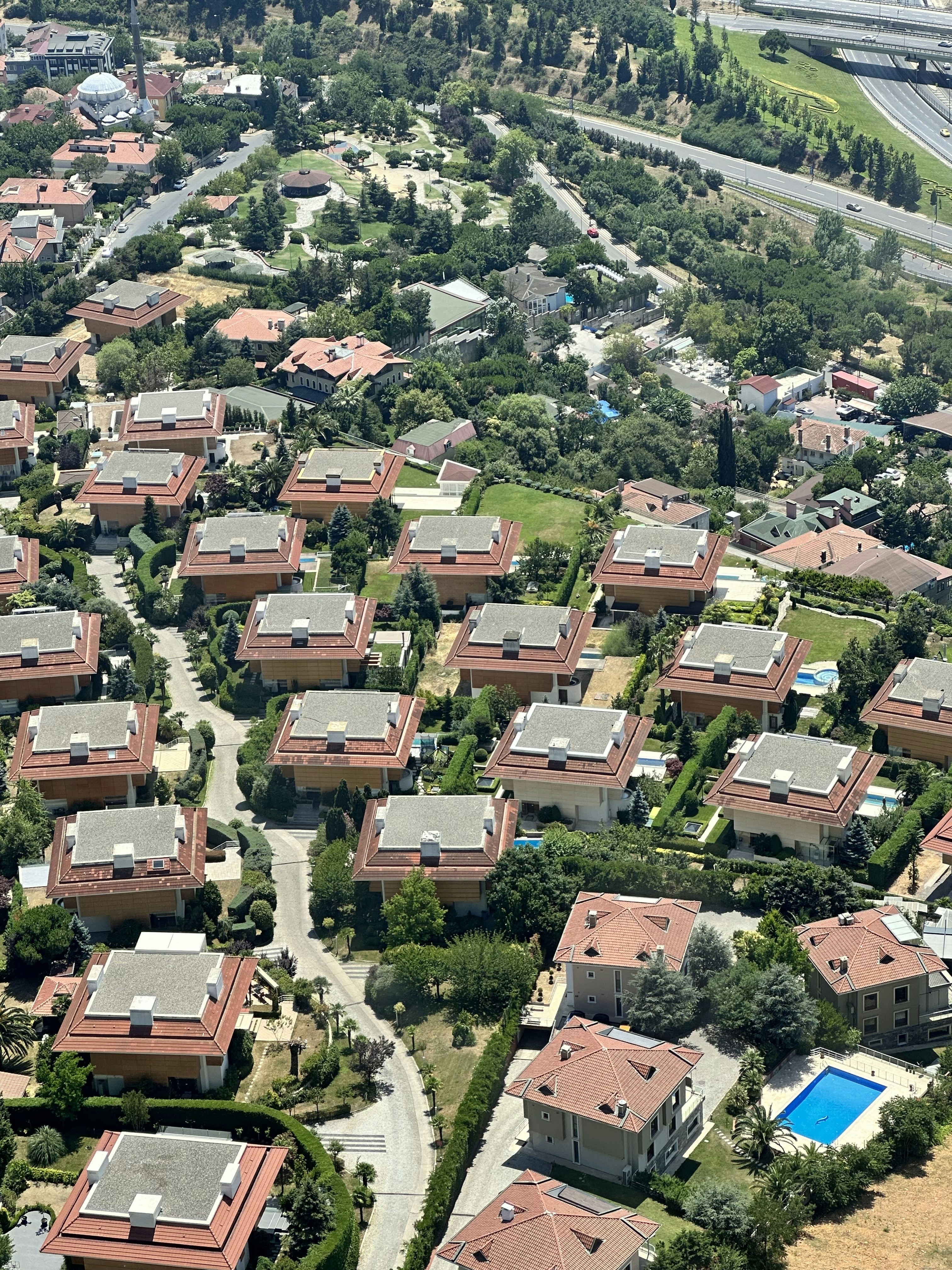 Soar Over College Neighborhood