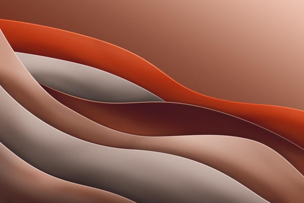 a computer generated image of wavy shapes