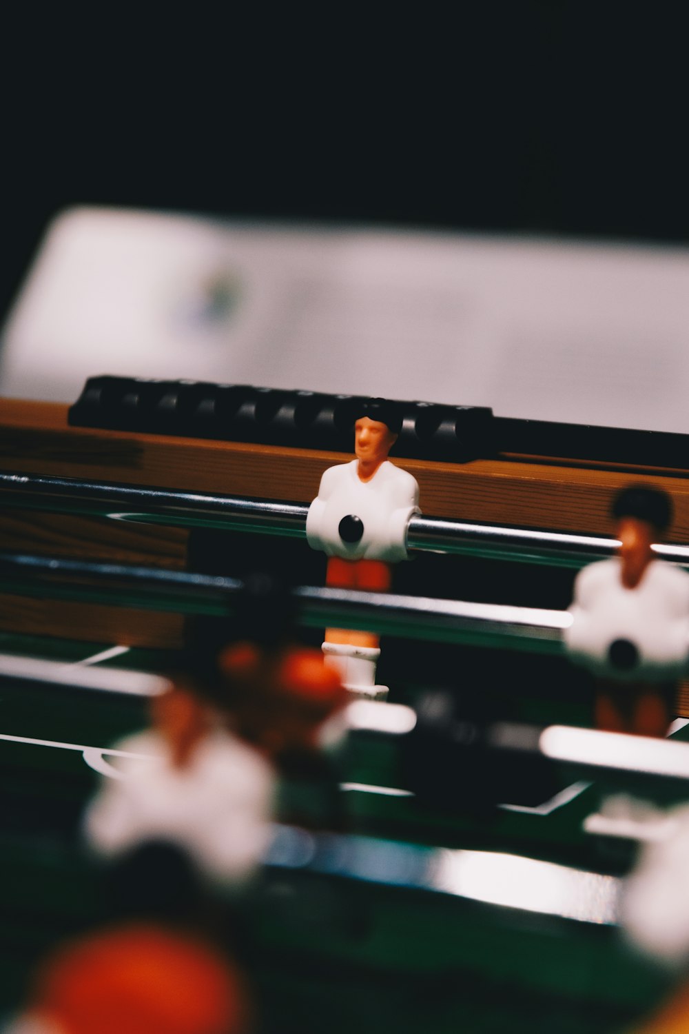 a group of figurines sitting on top of a table