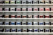 a display of many different colored bow ties