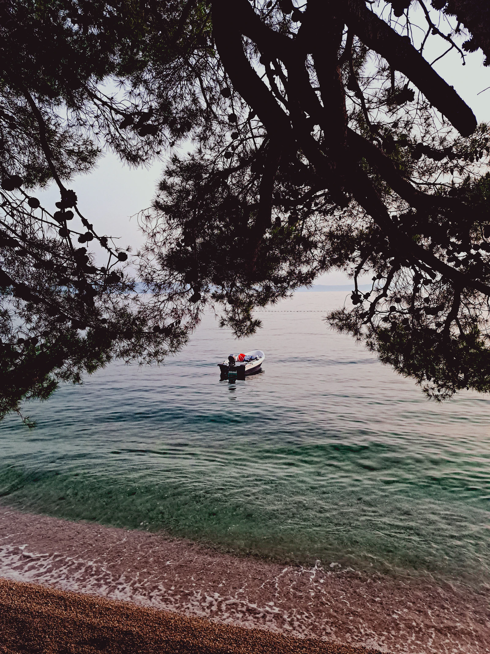 Zlatni Rat beach and Adriatic water on Croatia's Dalmatian Coast
