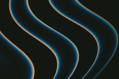 Animated on-chain transaction flow with neon highlights and smooth lines.